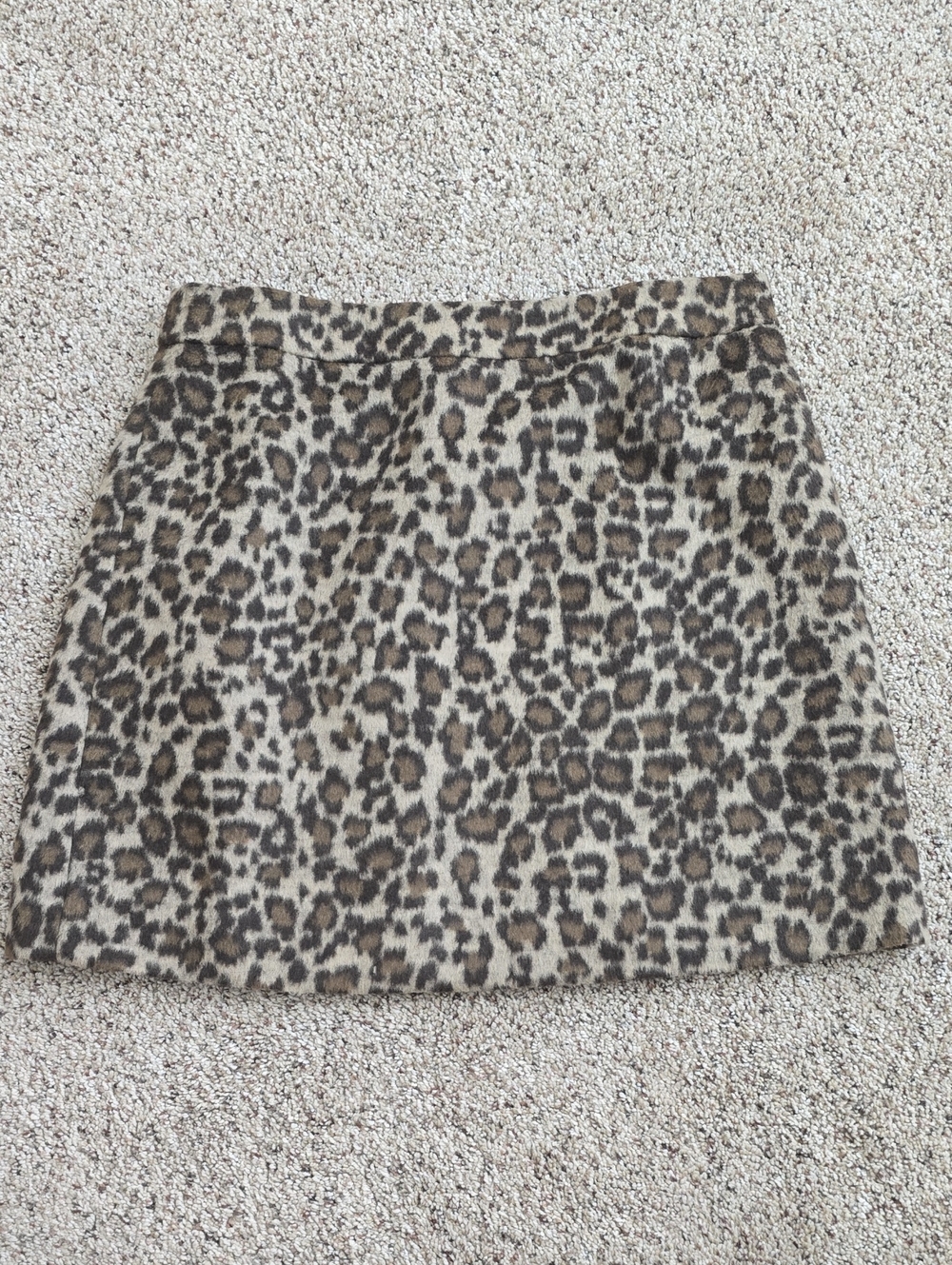 NEW- J CREW sz 4 Leopard Print Skirt